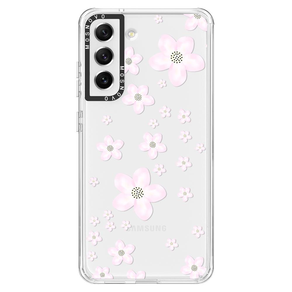 Pink Cherry Blossoms Phone Case - Samsung Galaxy S21 FE Case - MOSNOVO