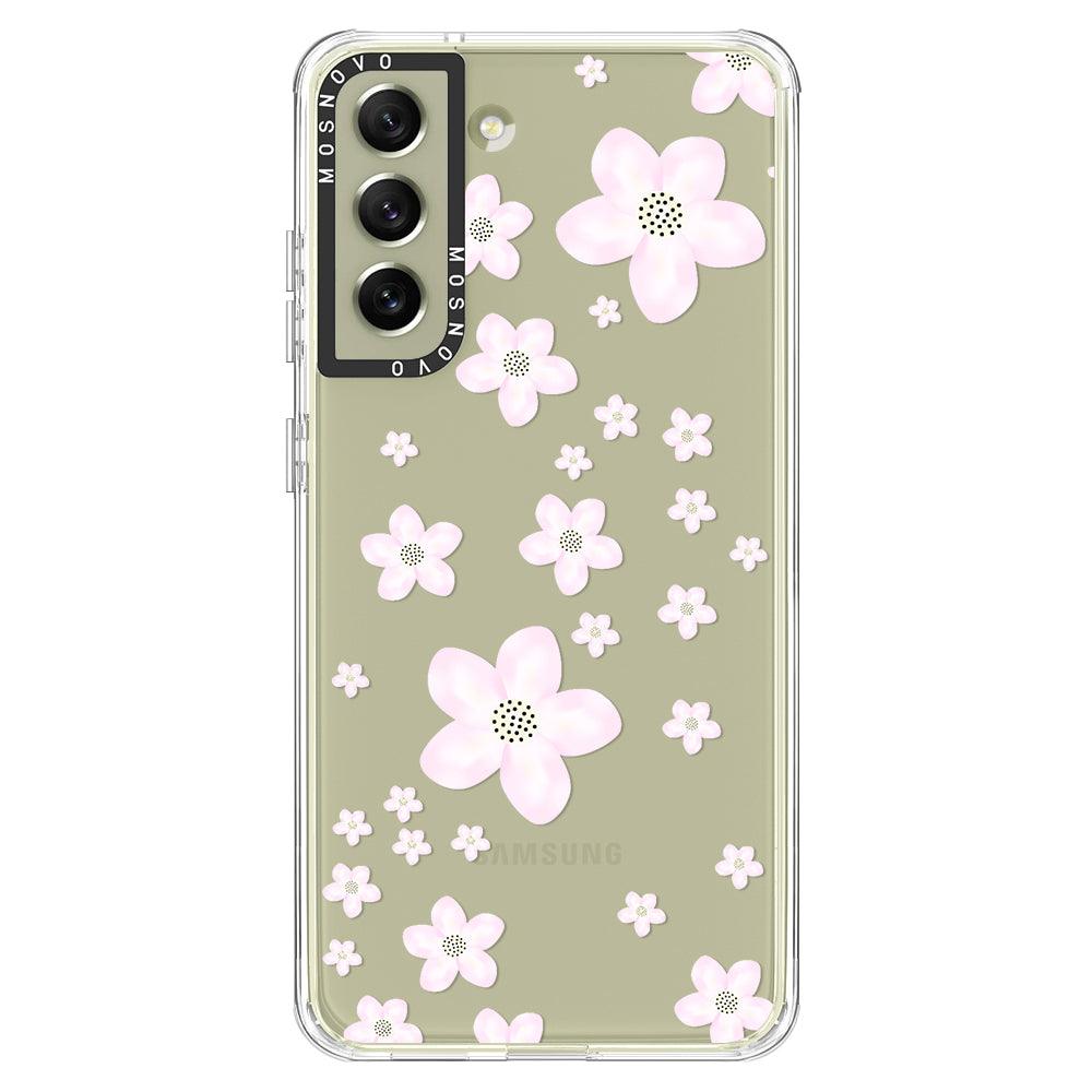 Pink Cherry Blossoms Phone Case - Samsung Galaxy S21 FE Case - MOSNOVO