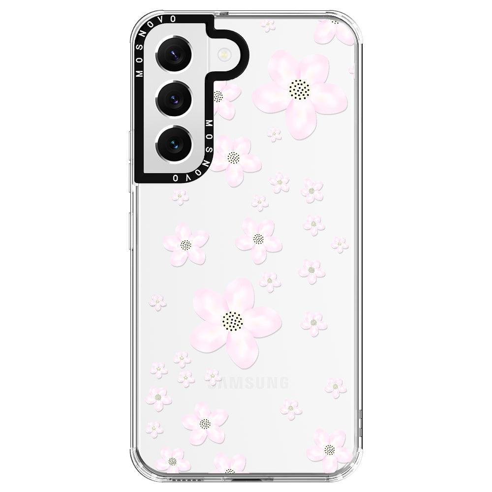 Pink Cherry Blossoms Phone Case - Samsung Galaxy S22 Case - MOSNOVO