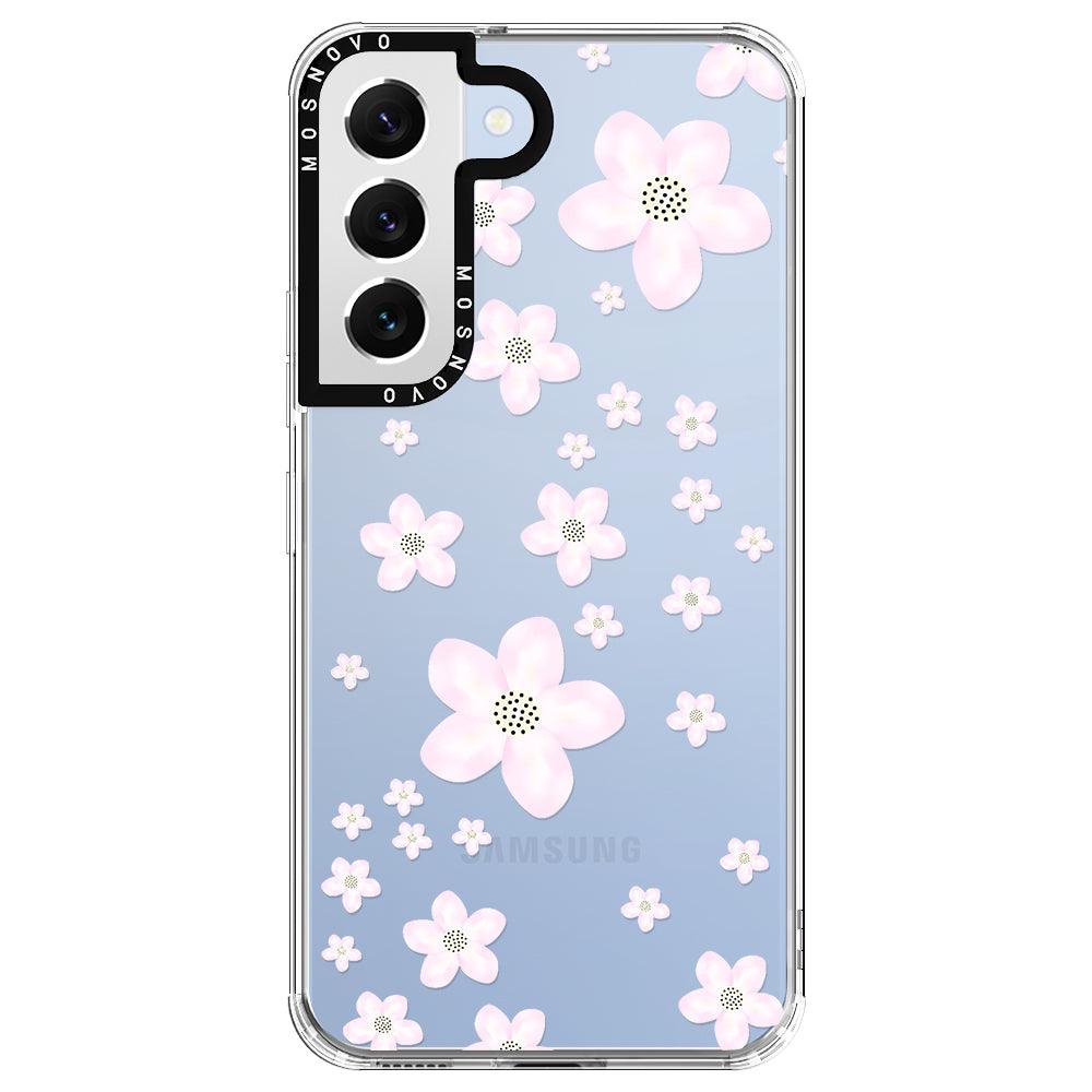 Pink Cherry Blossoms Phone Case - Samsung Galaxy S22 Plus Case - MOSNOVO