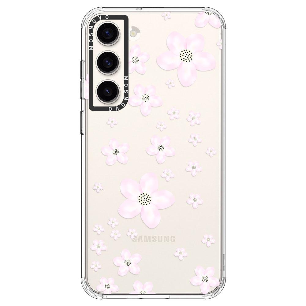 Pink Cherry Blossoms Phone Case - Samsung Galaxy S23 Plus Case - MOSNOVO