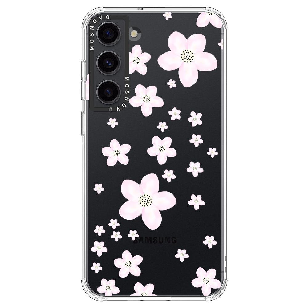Pink Cherry Blossoms Phone Case - Samsung Galaxy S23 Plus Case - MOSNOVO