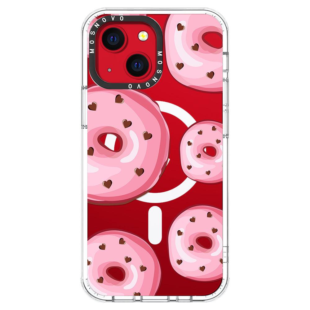 Pink Donuts Phone Case - iPhone 13 Case - MOSNOVO