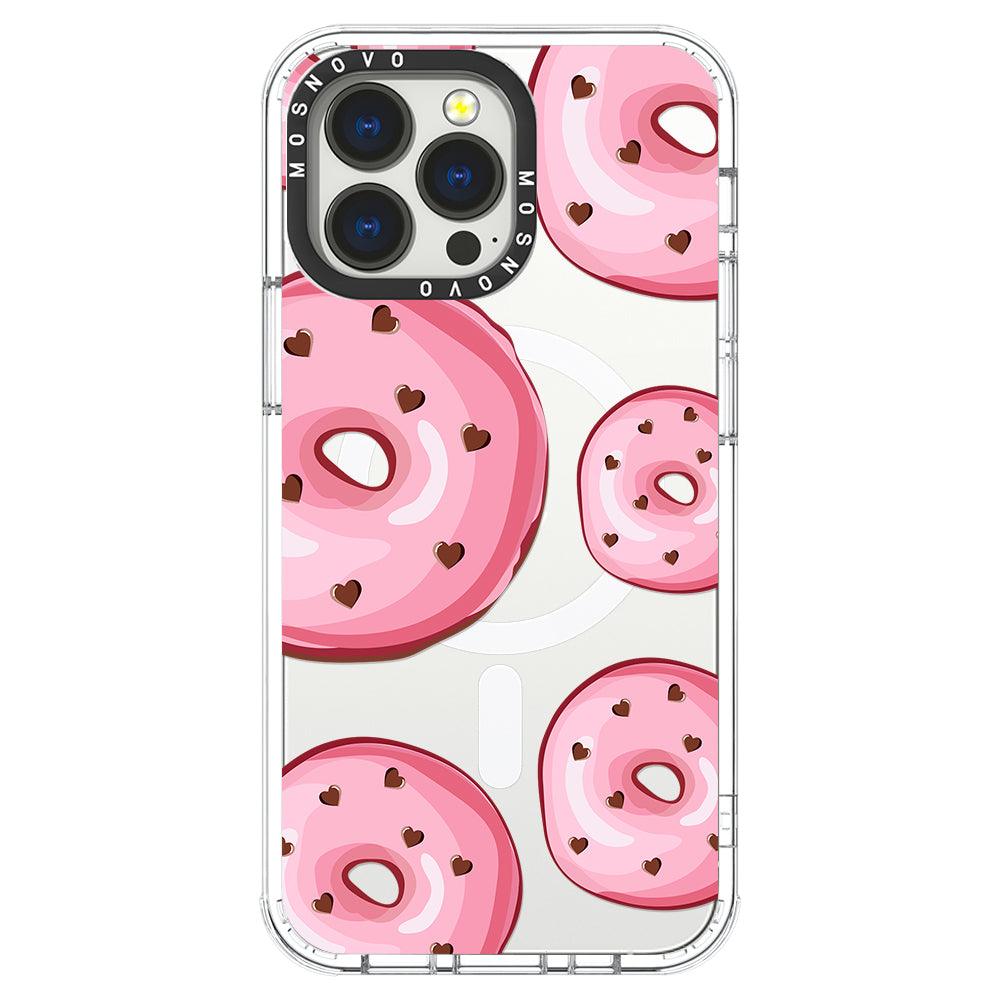 Pink Donuts Phone Case - iPhone 13 Pro Case - MOSNOVO