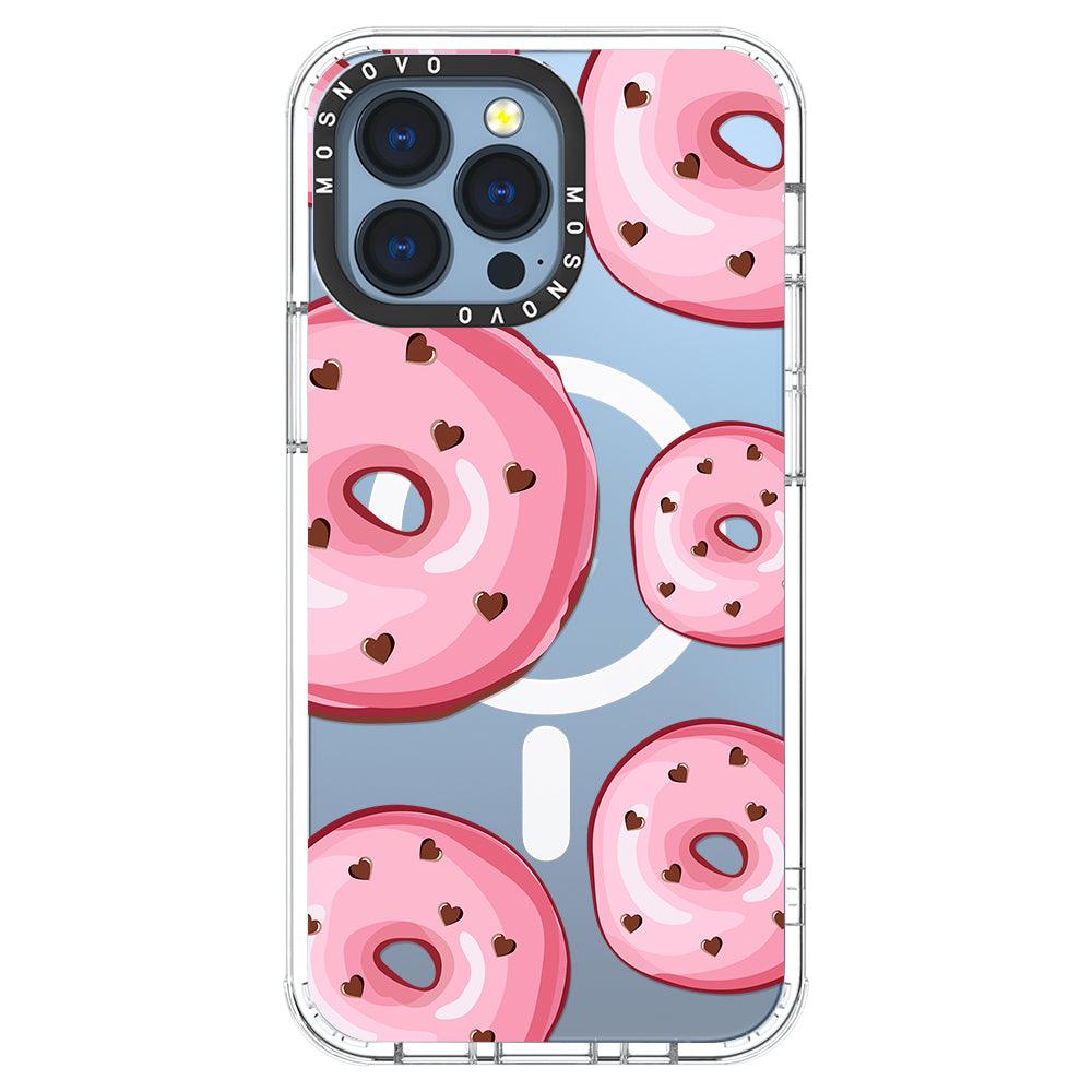 Pink Donuts Phone Case - iPhone 13 Pro Case - MOSNOVO