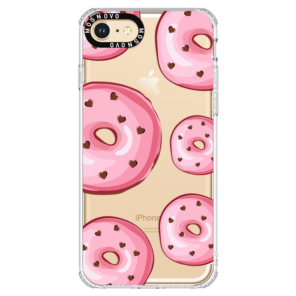 Pink Donuts Phone Case - iPhone 8 Case - MOSNOVO