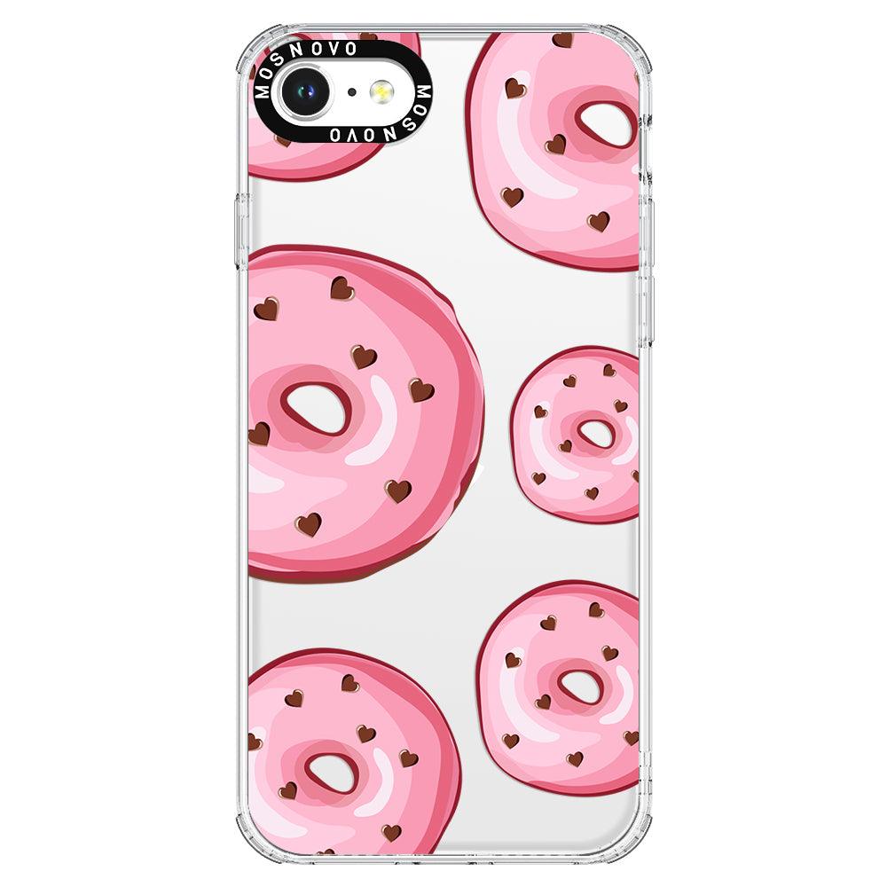 Pink Donuts Phone Case - iPhone SE 2020 Case - MOSNOVO