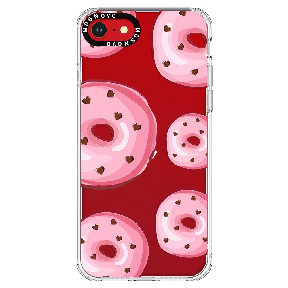 Pink Donuts Phone Case - iPhone SE 2020 Case - MOSNOVO