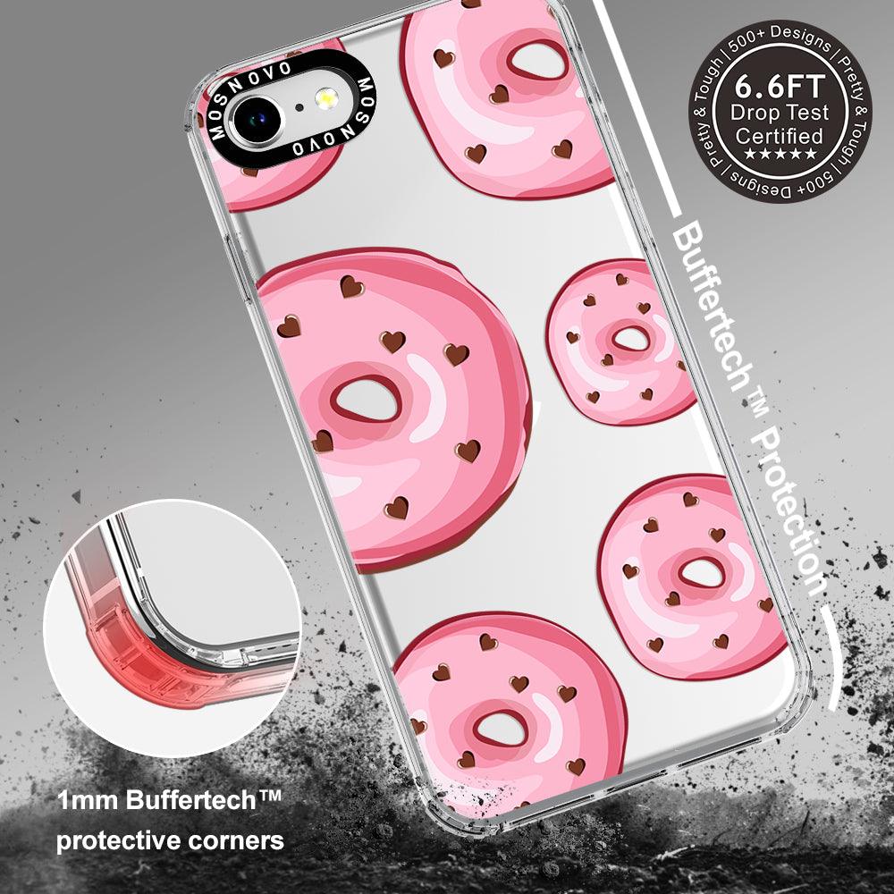 Pink Donuts Phone Case - iPhone SE 2022 Case - MOSNOVO