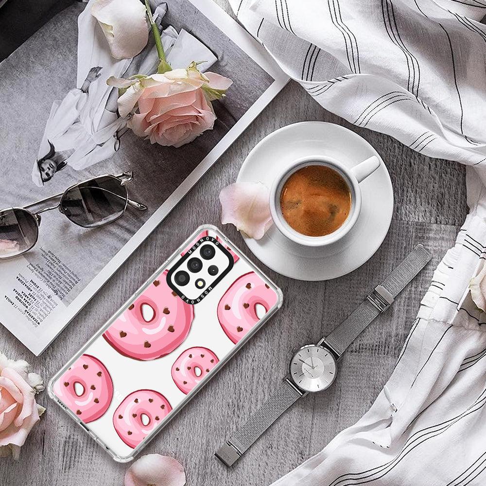 Pink Donuts Phone Case - Samsung Galaxy A52 & A52s Case - MOSNOVO