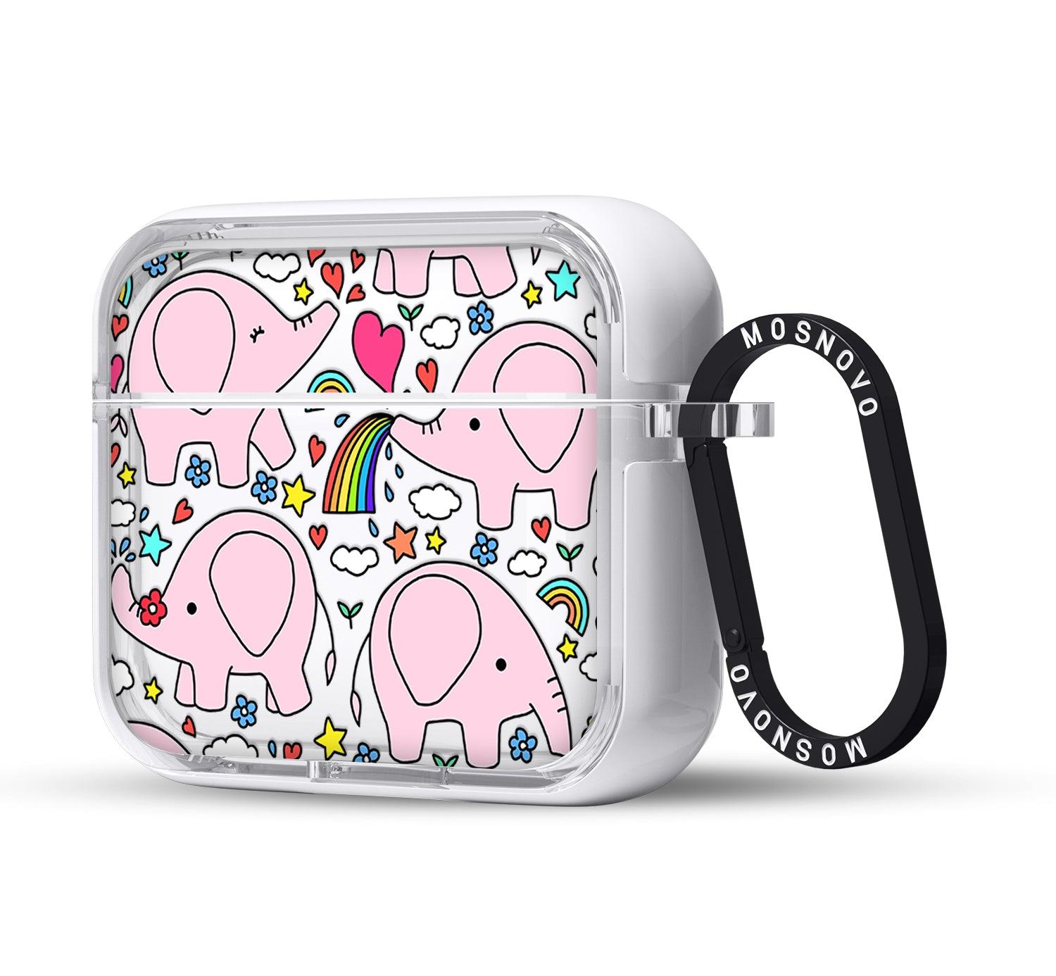 Pink Elephant AirPods 3 Case (3rd Generation) - MOSNOVO