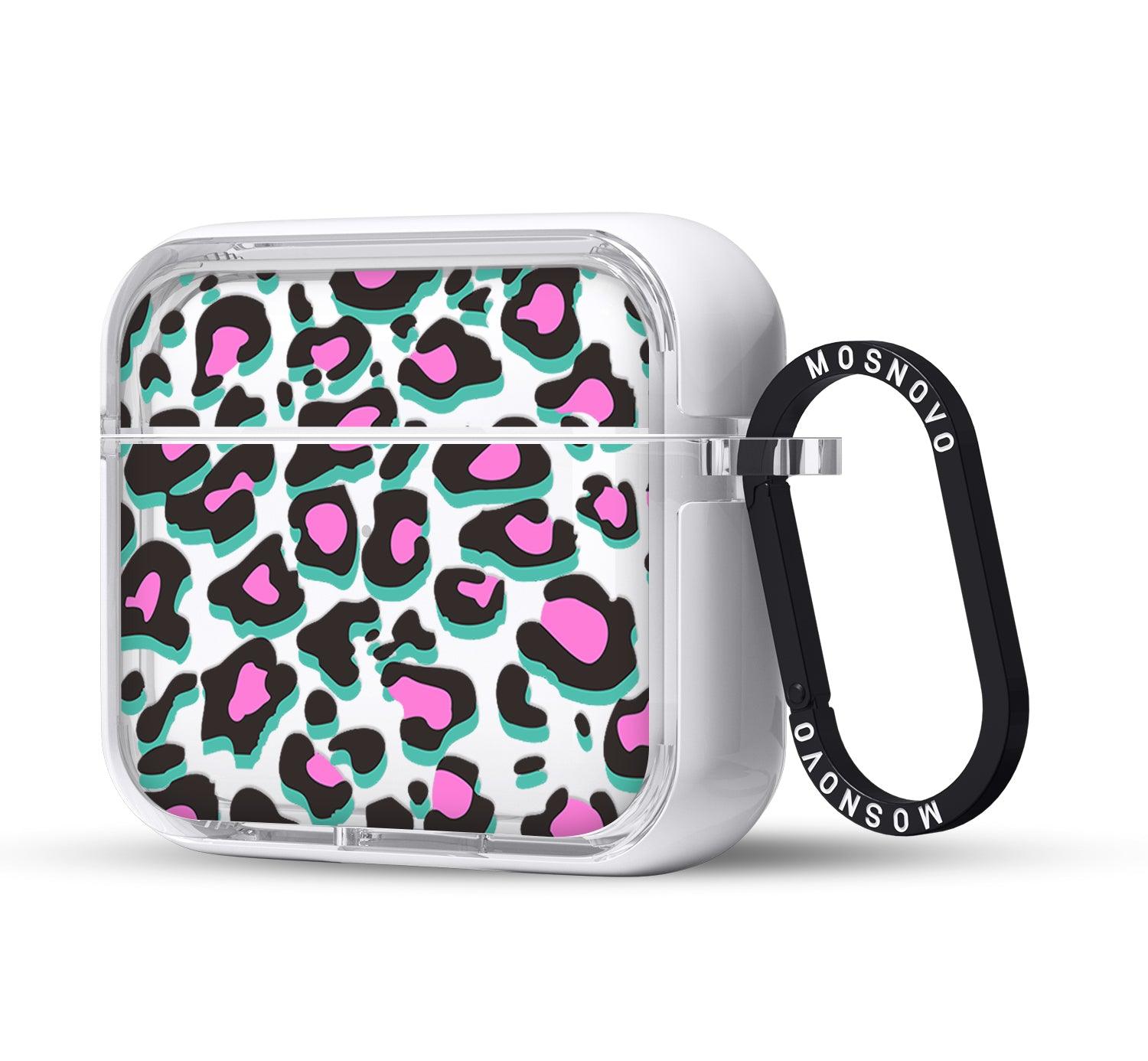 Pink Leopard Print AirPods 3 Case (3rd Generation) - MOSNOVO