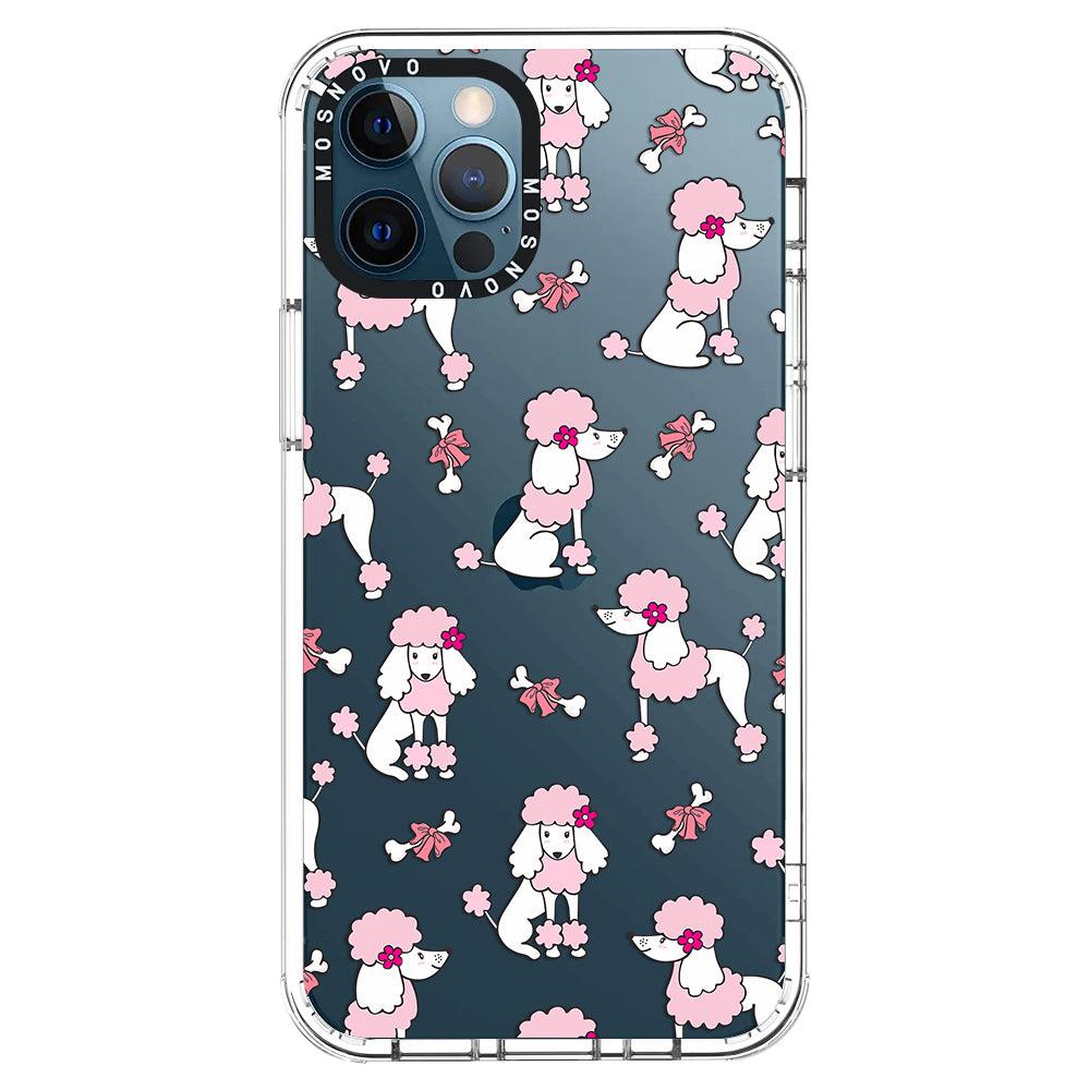 Cute Poodle Phone Case - iPhone 12 Pro Max Case - MOSNOVO
