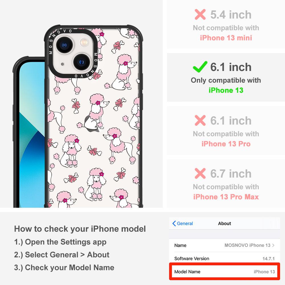 Cute Poodle Phone Case - iPhone 13 Case - MOSNOVO