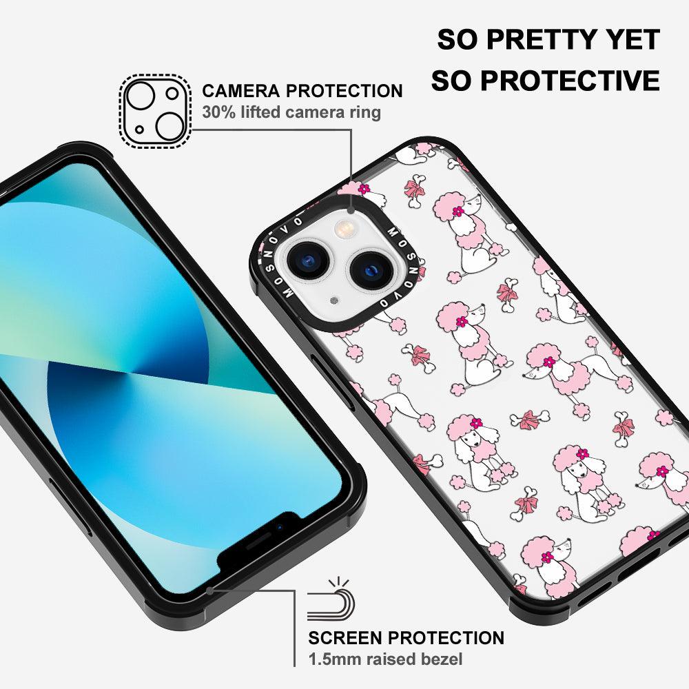 Cute Poodle Phone Case - iPhone 13 Case - MOSNOVO
