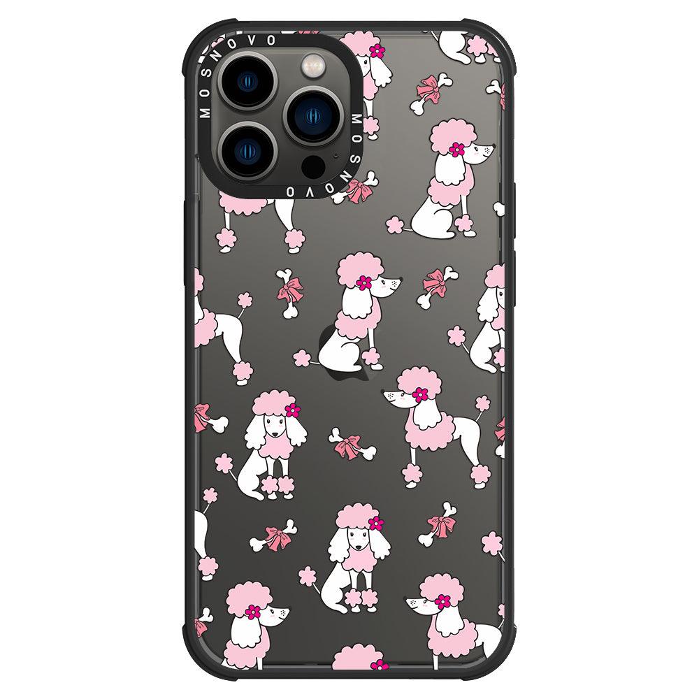 Cute Poodle Phone Case - iPhone 13 Pro Max Case - MOSNOVO
