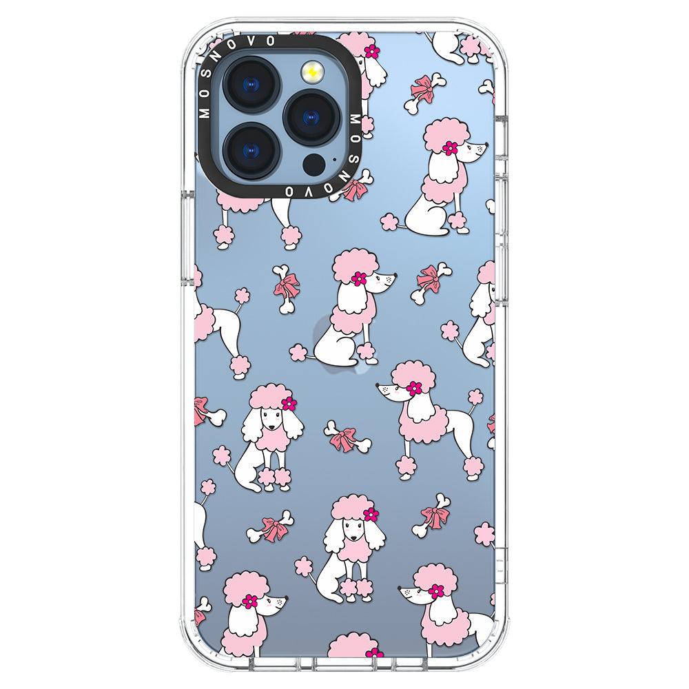 Cute Poodle Phone Case - iPhone 13 Pro Max Case - MOSNOVO
