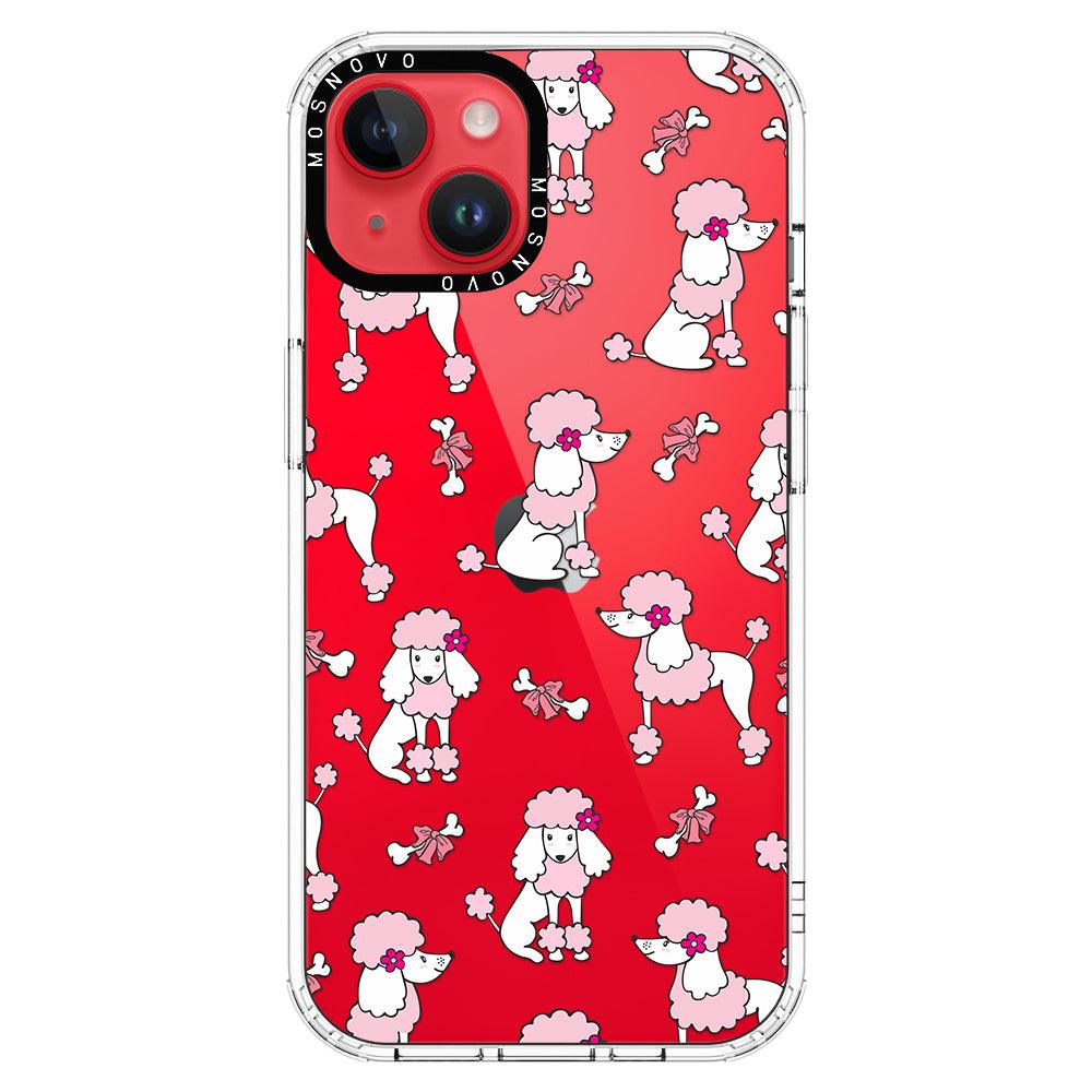 Cute Poodle Phone Case - iPhone 14 Case - MOSNOVO
