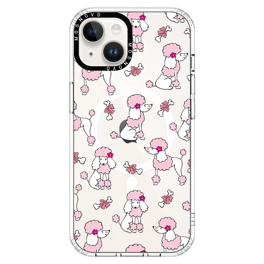 Cute Poodle Phone Case - iPhone 14 Plus Case - MOSNOVO