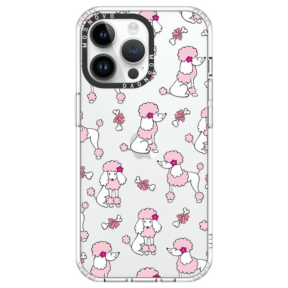 Cute Poodle Phone Case - iPhone 14 Pro Max Case - MOSNOVO