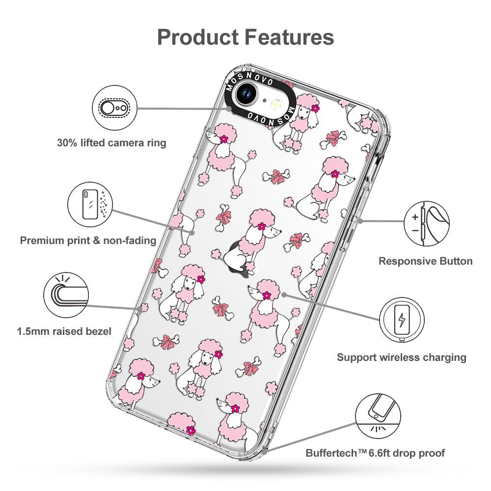Cute Poodle Phone Case - iPhone 7 Case - MOSNOVO