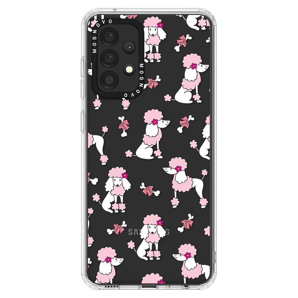Pink Poodle Phone Case - Samsung Galaxy A52 & A52s Case - MOSNOVO