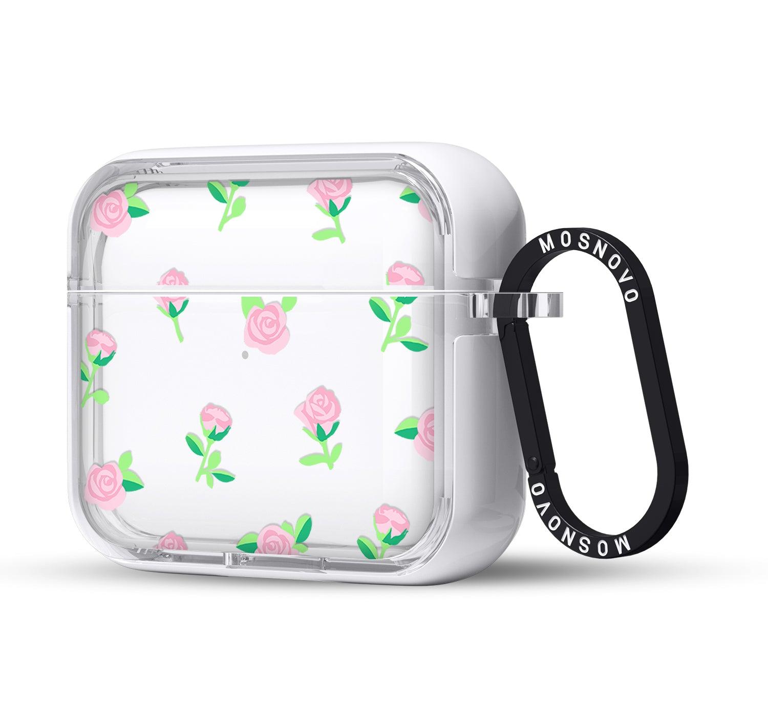 Pink Rose Floral AirPods 3 Case (3rd Generation) - MOSNOVO