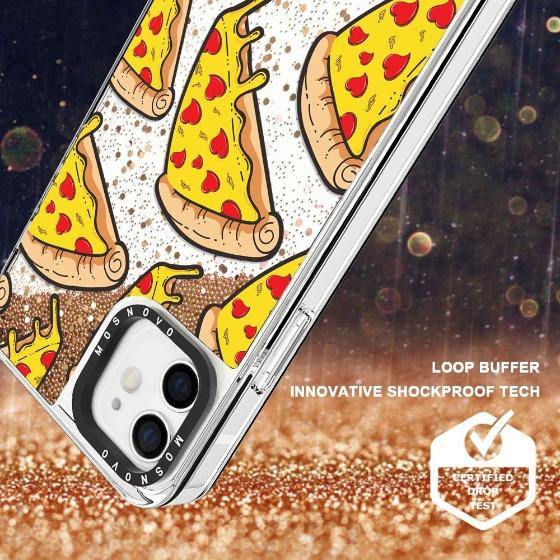 Pizza Glitter Phone Case - iPhone 12 Case
