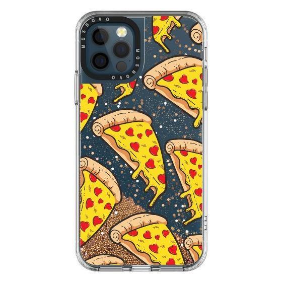 Pizza Glitter Phone Case - iPhone 12 Pro Max Case