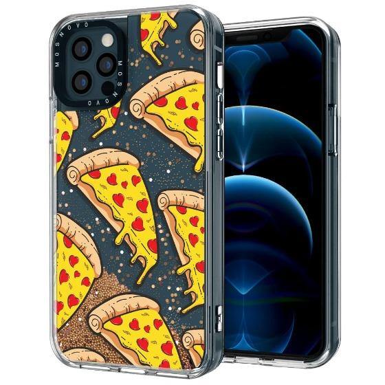Pizza Glitter Phone Case - iPhone 12 Pro Max Case