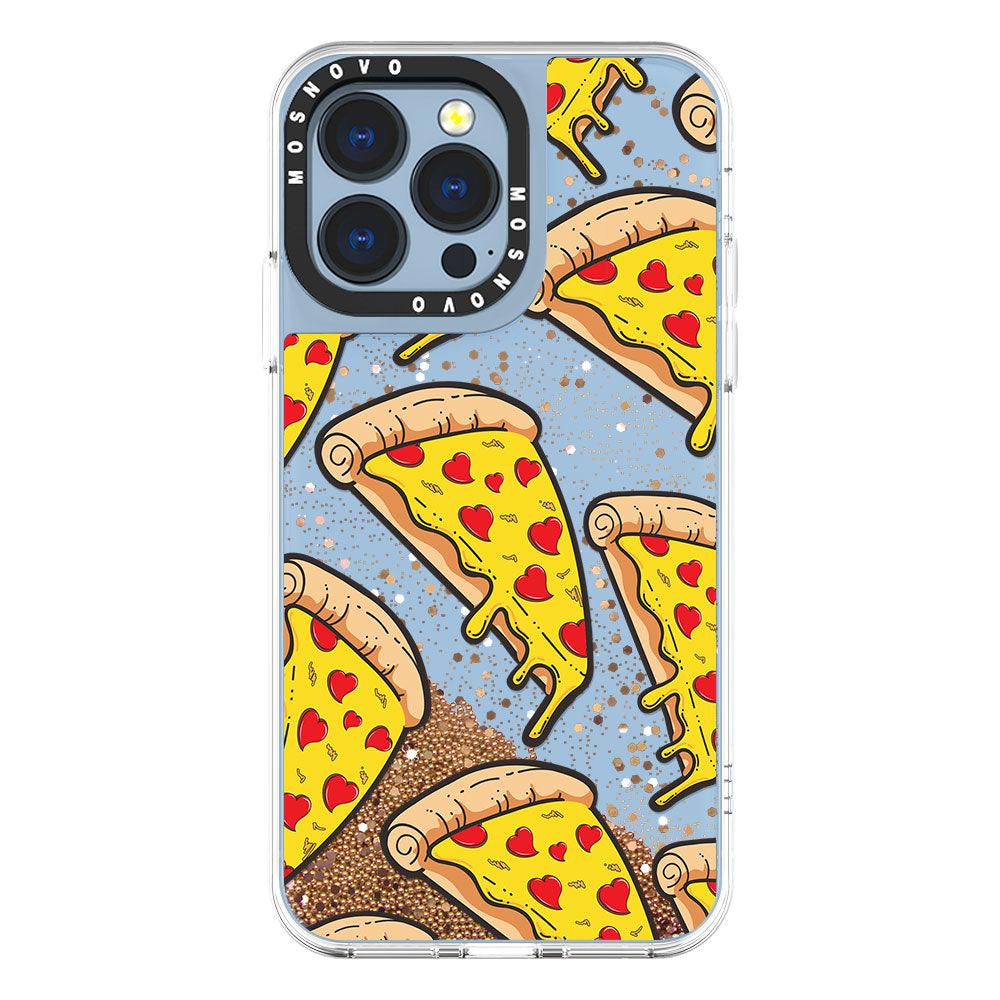 Pizza Glitter Phone Case - iPhone 13 Pro Case - MOSNOVO