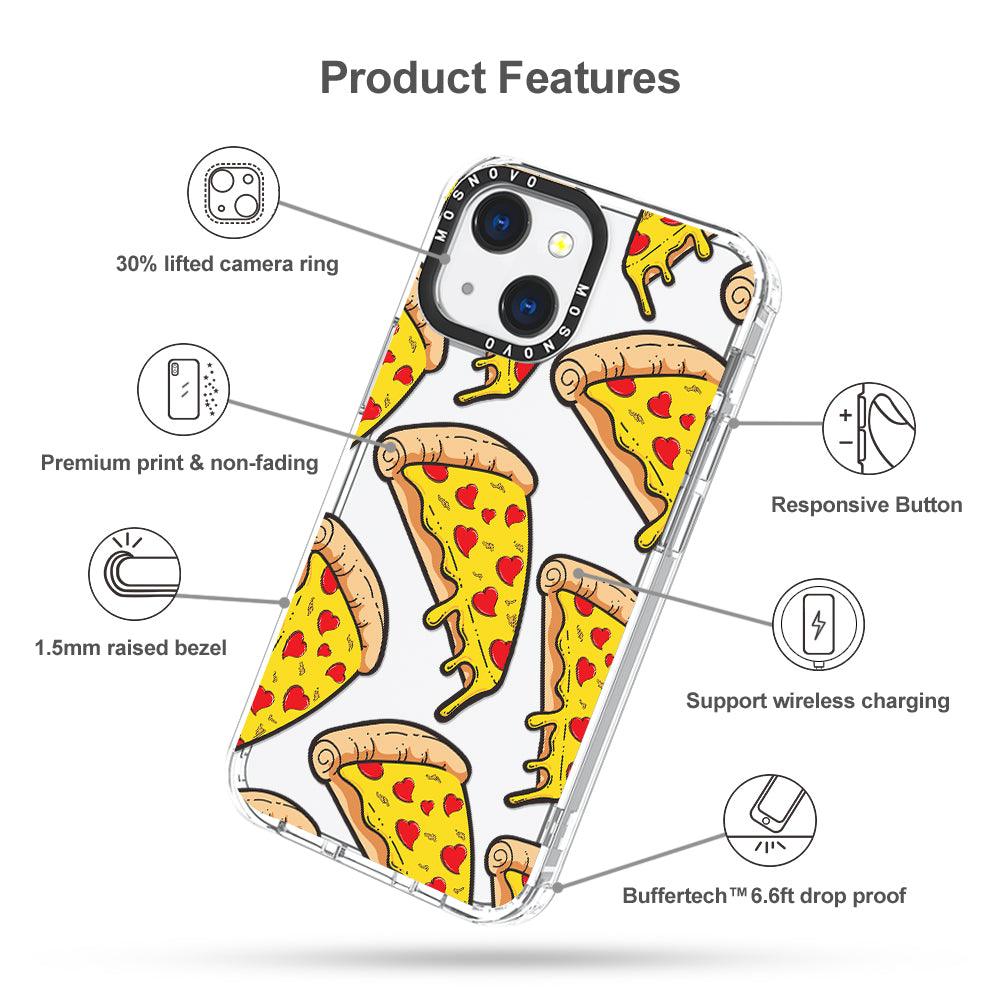 Pizza Phone Case - iPhone 13 Mini Case - MOSNOVO