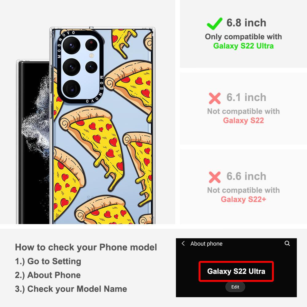 Pizza Phone Case - Samsung Galaxy S22 Ultra Case - MOSNOVO