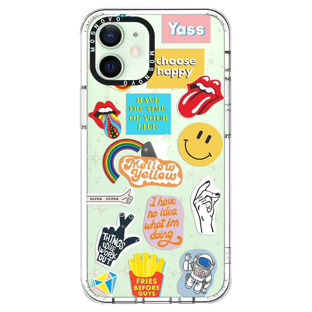 Pop Culture Phone Case - iPhone 12 Mini Case - MOSNOVO