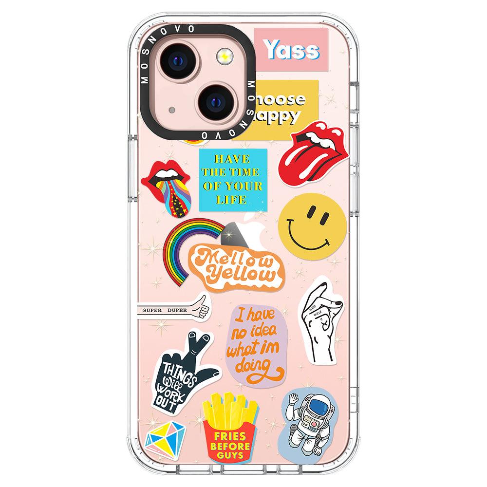 Pop Culture Phone Case - iPhone 13 Mini Case - MOSNOVO
