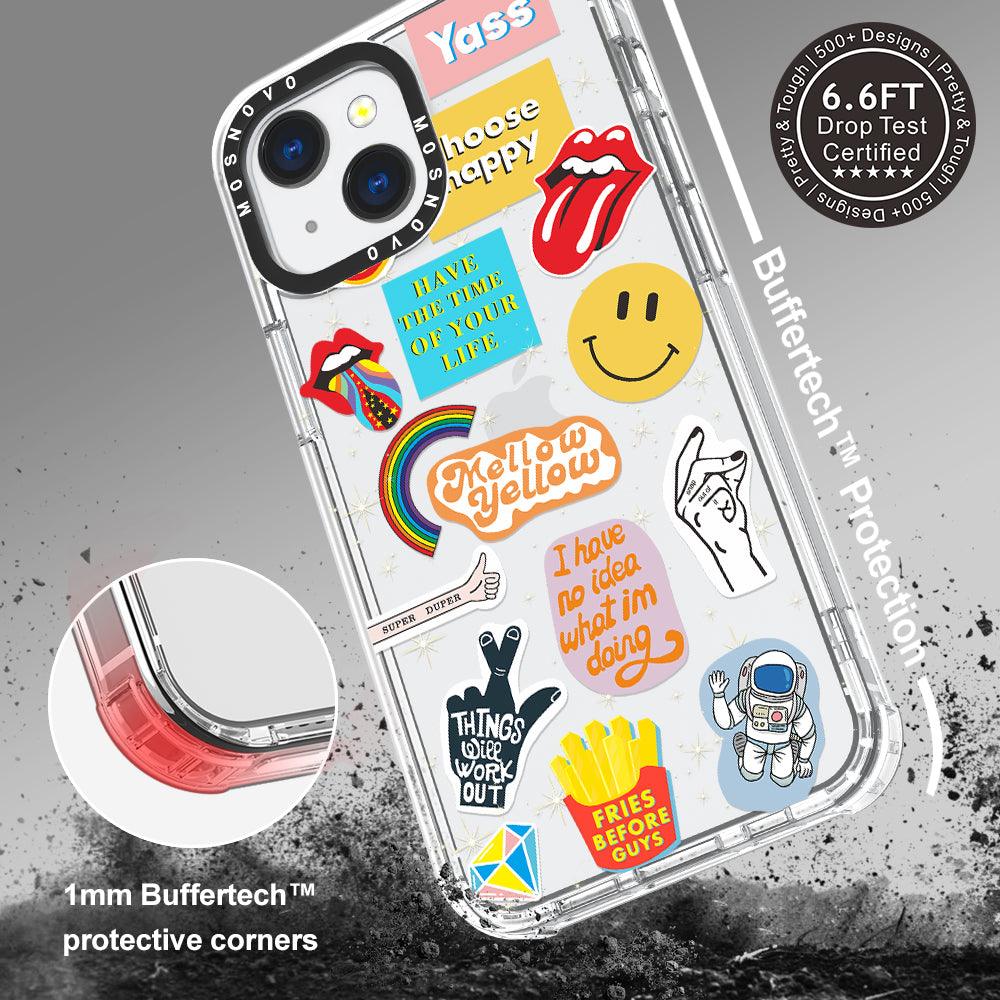 Pop Culture Phone Case - iPhone 13 Mini Case - MOSNOVO
