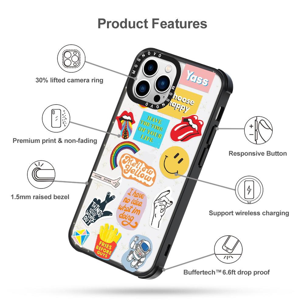 Pop Culture Phone Case - iPhone 13 Pro Max Case - MOSNOVO