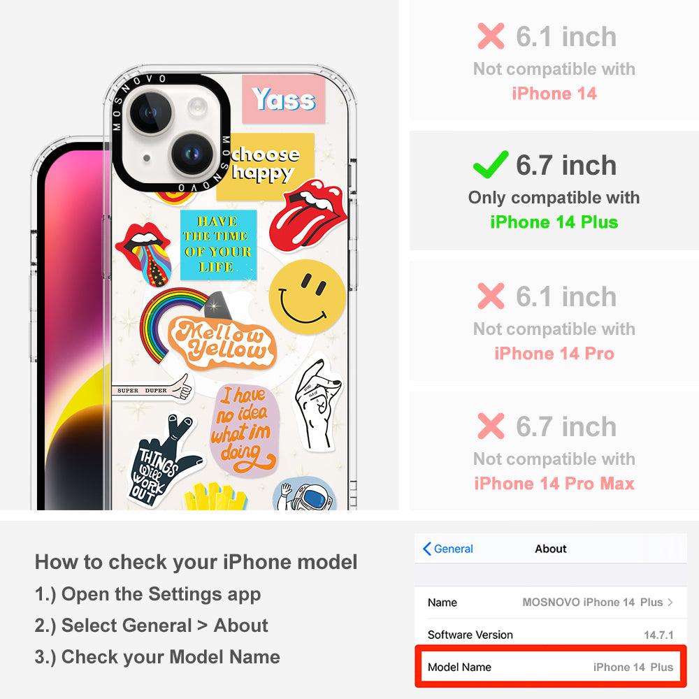 Pop Culture Phone Case - iPhone 14 Plus Case - MOSNOVO