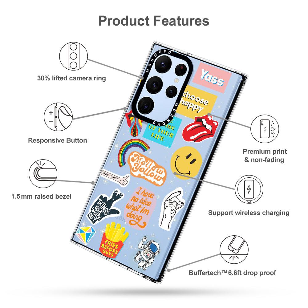 Pop Culture Phone Case - Samsung Galaxy S22 Ultra Case - MOSNOVO