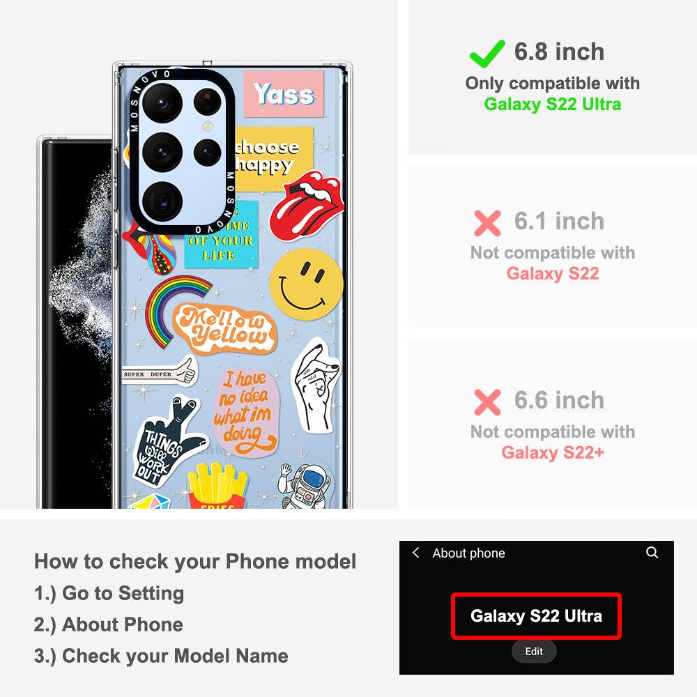 Pop Culture Phone Case - Samsung Galaxy S22 Ultra Case - MOSNOVO