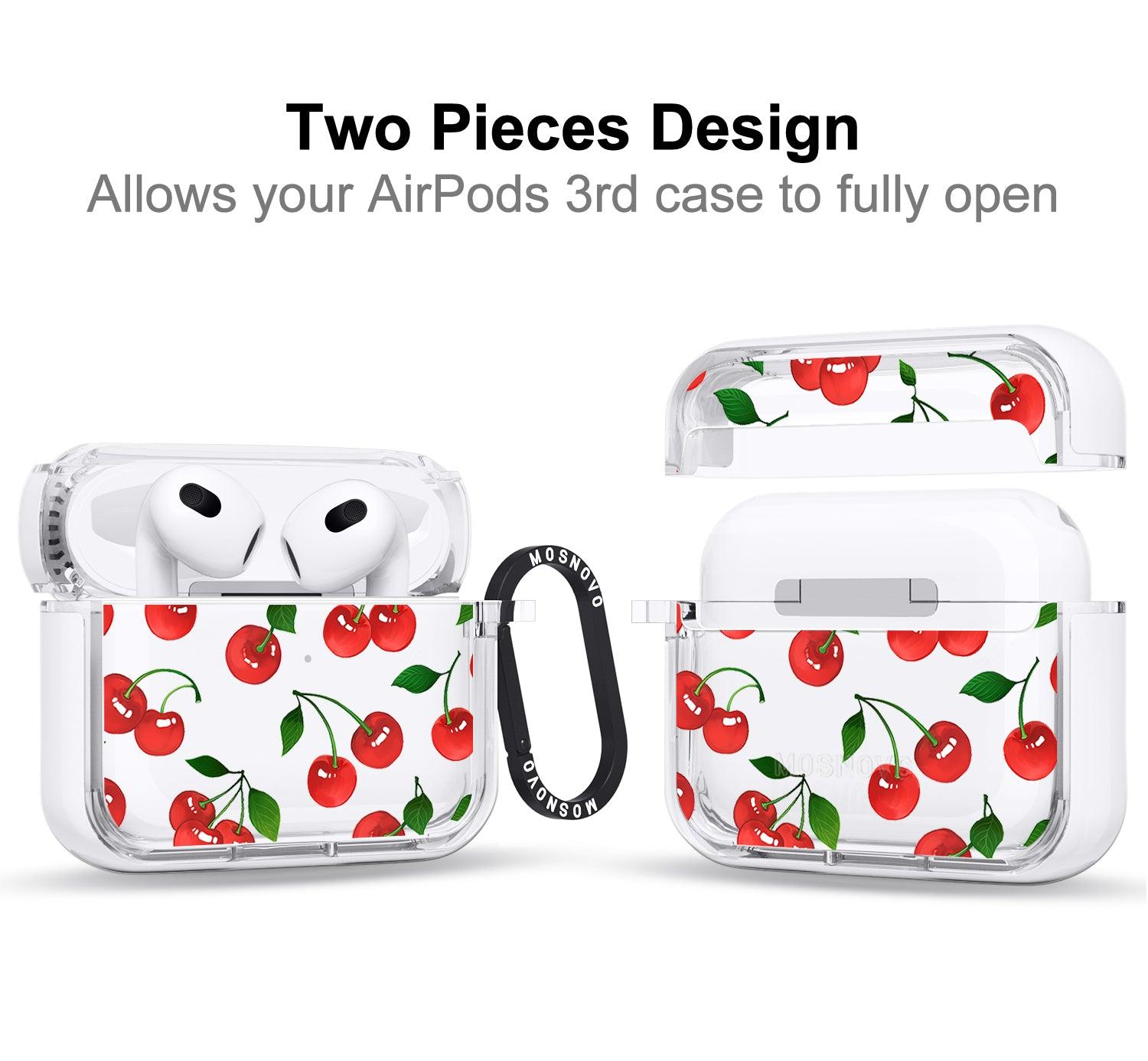 Poppy Cherry AirPods 3 Case (3rd Generation) - MOSNOVO