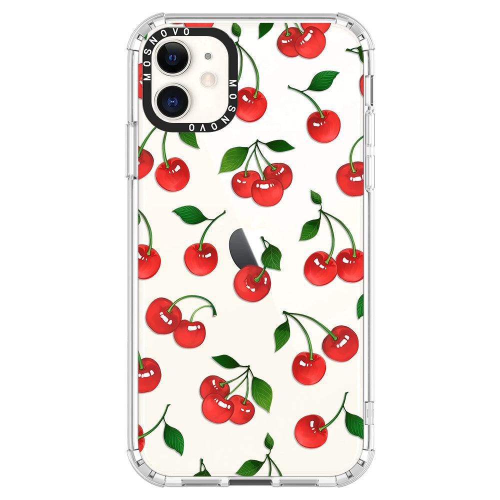 Poppy Cherry Phone Case - iPhone 11 Case - MOSNOVO