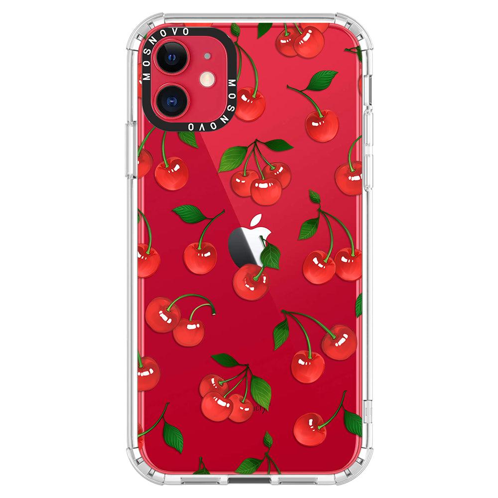 Poppy Cherry Phone Case - iPhone 11 Case - MOSNOVO