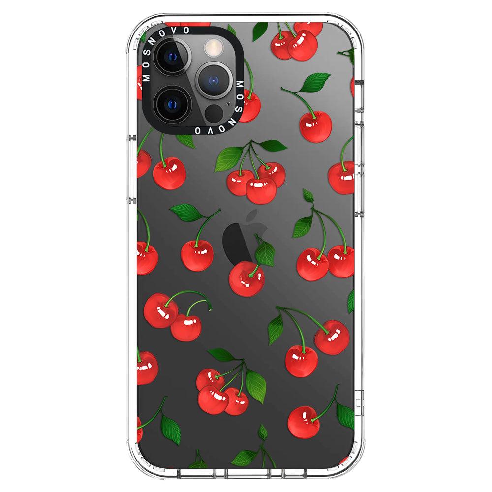 Poppy Cherry Phone Case - iPhone 12 Pro Case - MOSNOVO