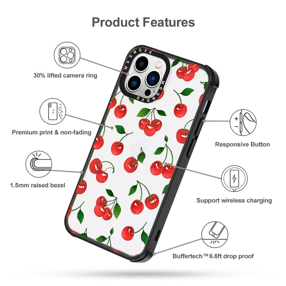 Poppy Cherry Phone Case - iPhone 13 Pro Max Case - MOSNOVO