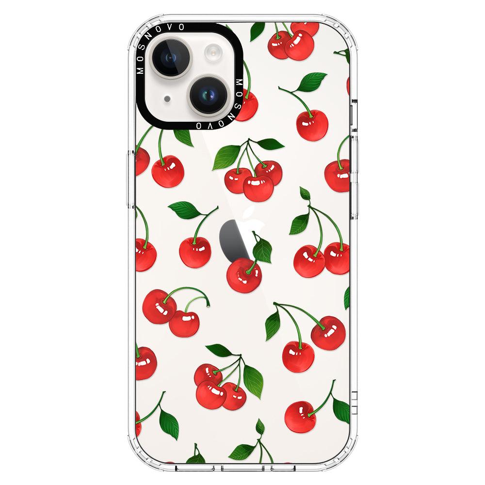 Poppy Cherry Phone Case - iPhone 14 Plus Case - MOSNOVO