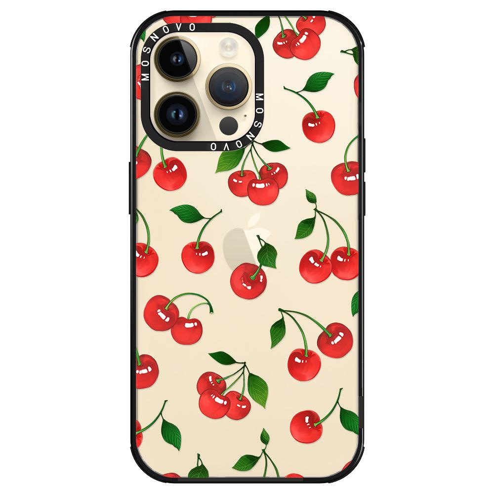 Poppy Cherry Phone Case - iPhone 14 Pro Max Case - MOSNOVO