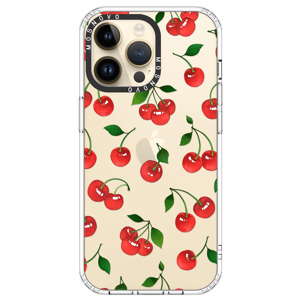 Poppy Cherry Phone Case - iPhone 14 Pro Max Case - MOSNOVO