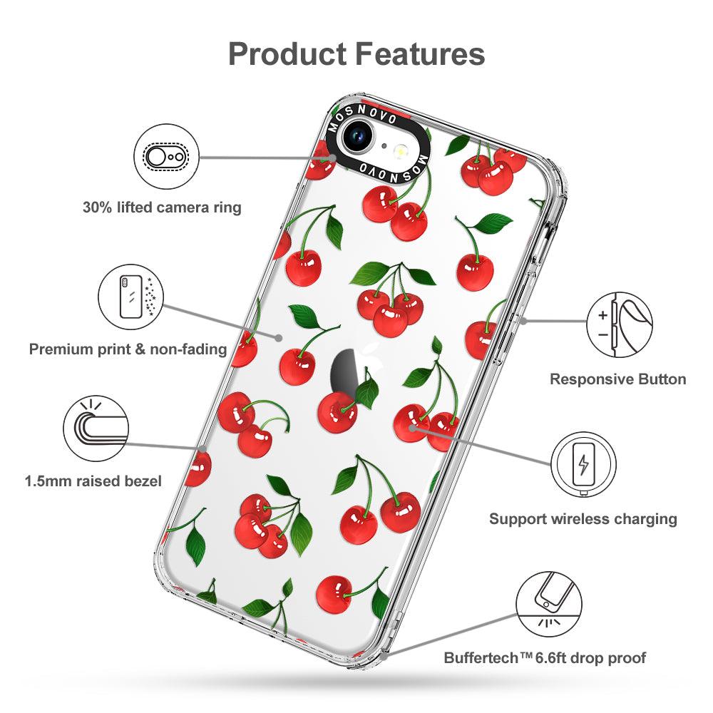 Poppy Cherry Phone Case - iPhone 8 Case - MOSNOVO