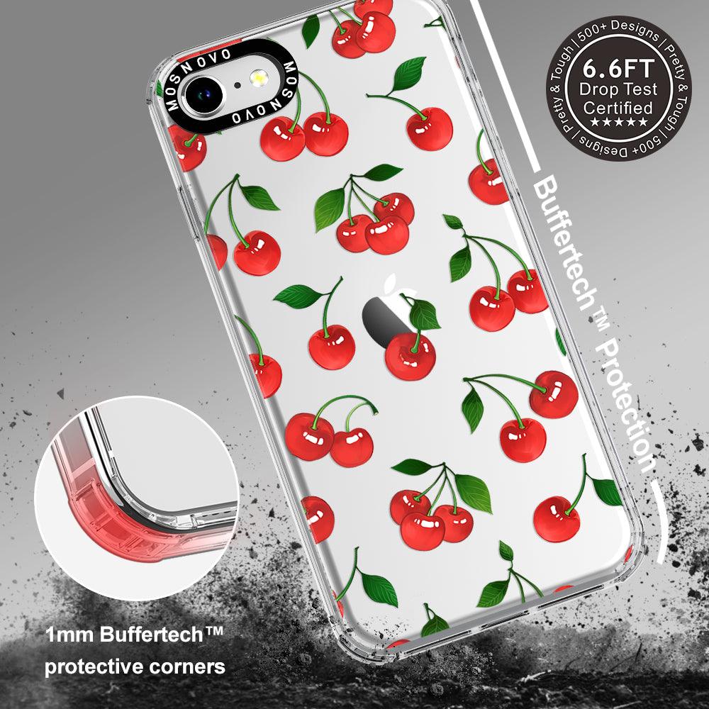 Poppy Cherry Phone Case - iPhone SE 2022 Case - MOSNOVO